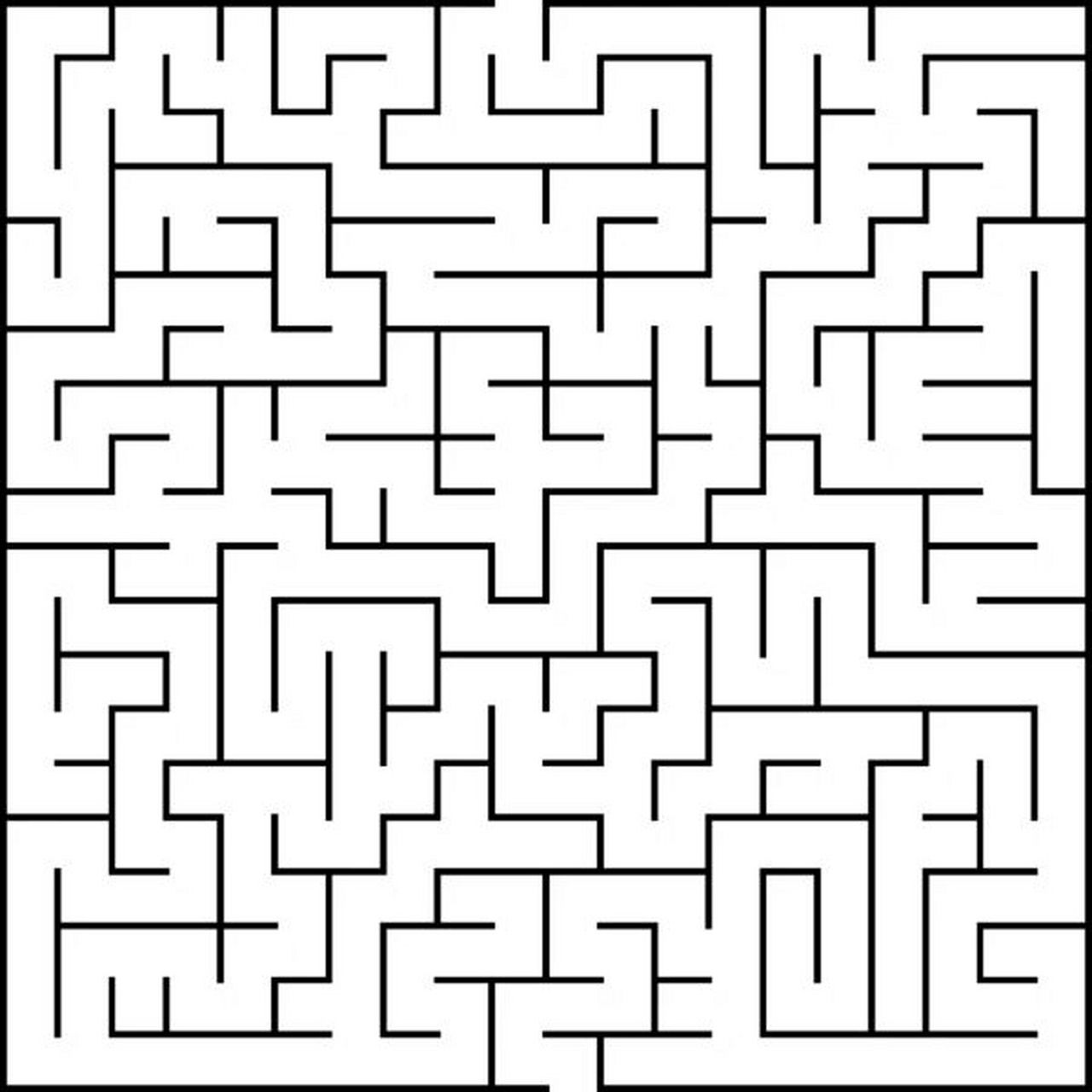 教你用windows自带画图解迷宫!