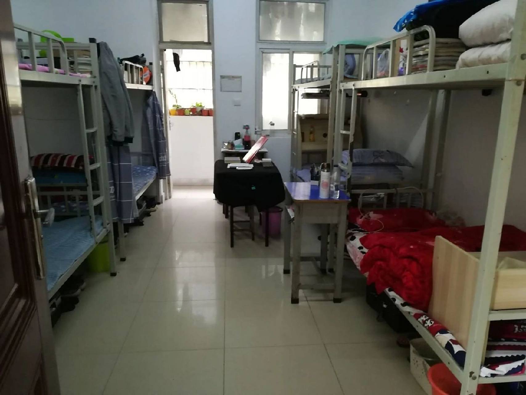 信阳农林学院 宿舍环境77转专业流程 p23新宿舍 六人间 两个上下床