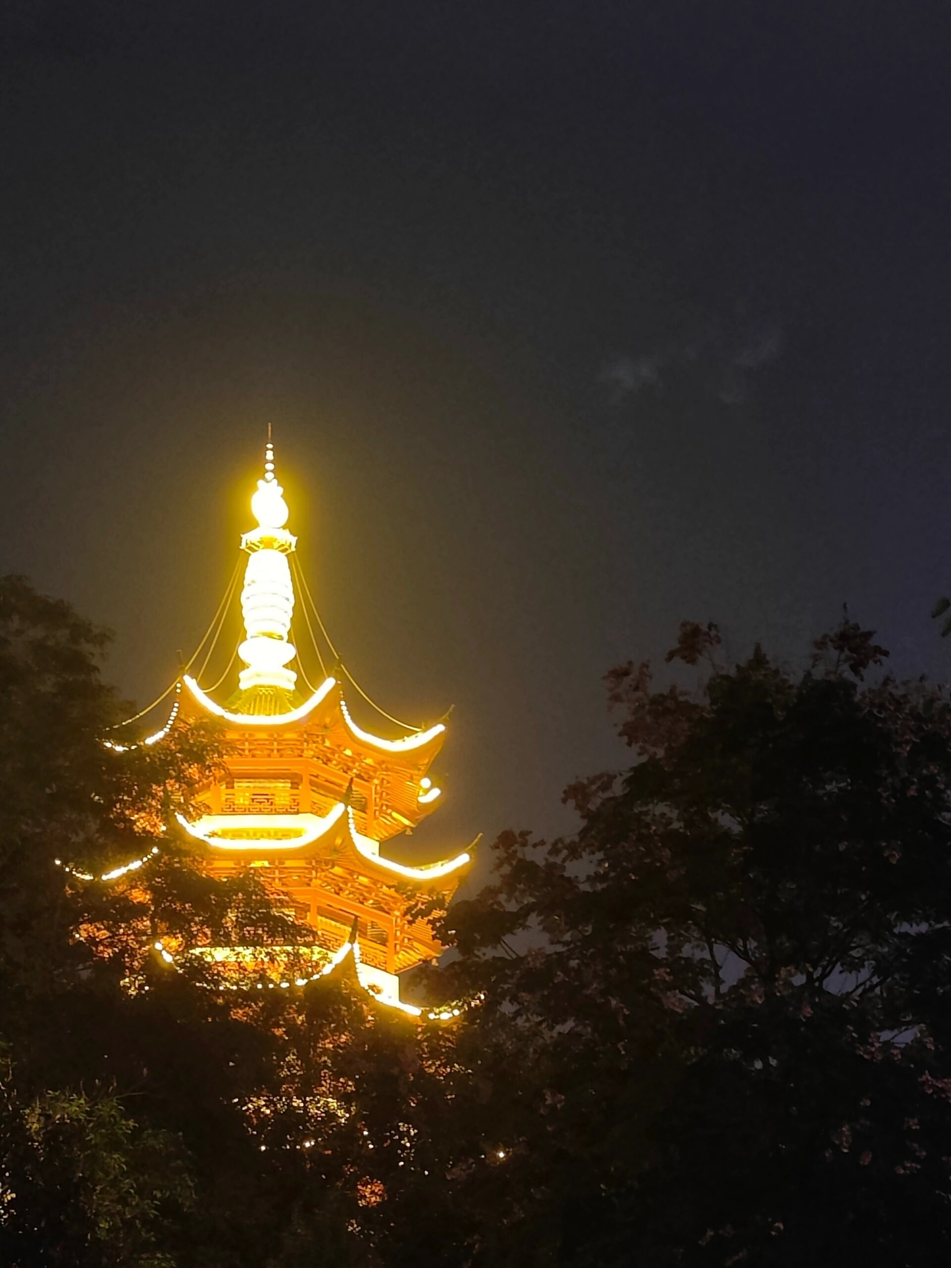 永川兴龙湖公园夜景 兴龙湖公园的夜景真不错,昨天晚上七点半还有音乐