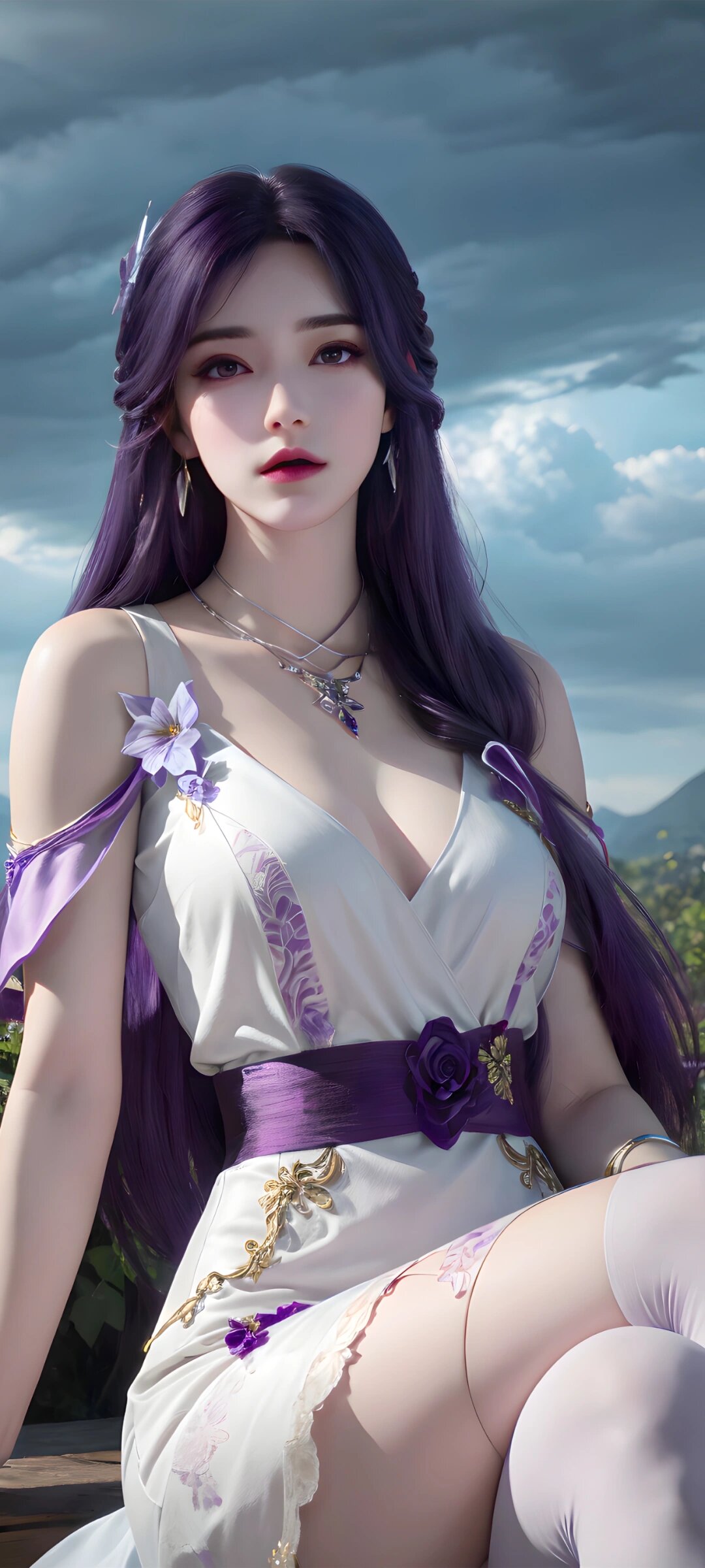 《完美世界》:云曦 白丝美腿 ai 壁纸