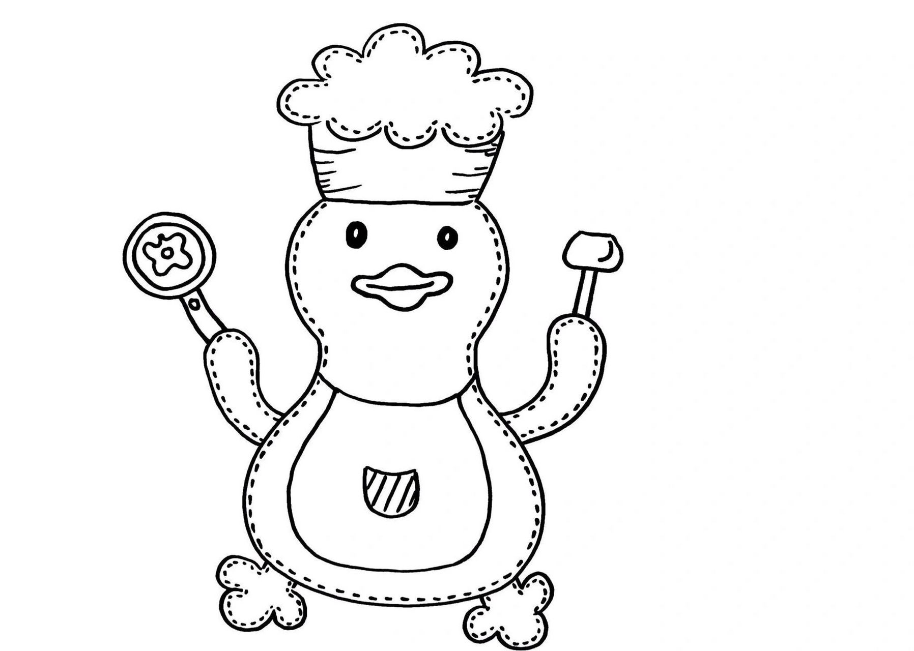 可爱的小鸭子简笔画    小鸭子 加油鸭