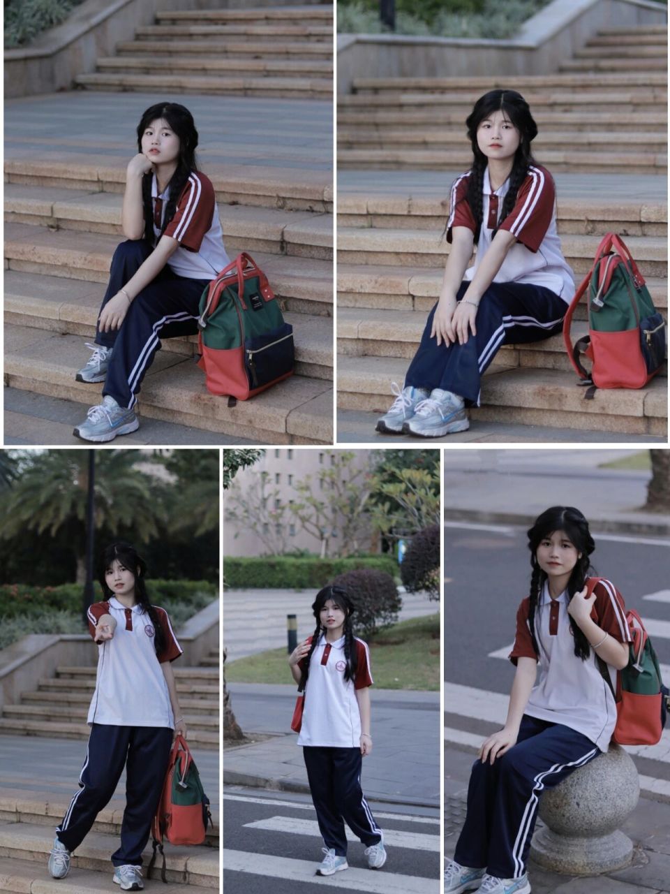 校服写真拍照姿势分享//湛江约拍