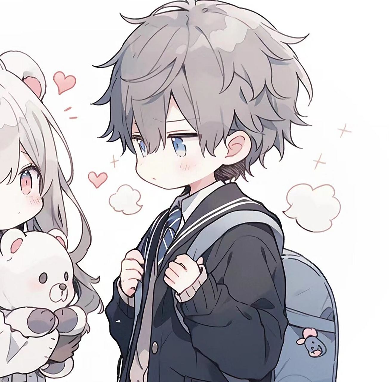 『动漫情侣头像』『可爱动漫情头』