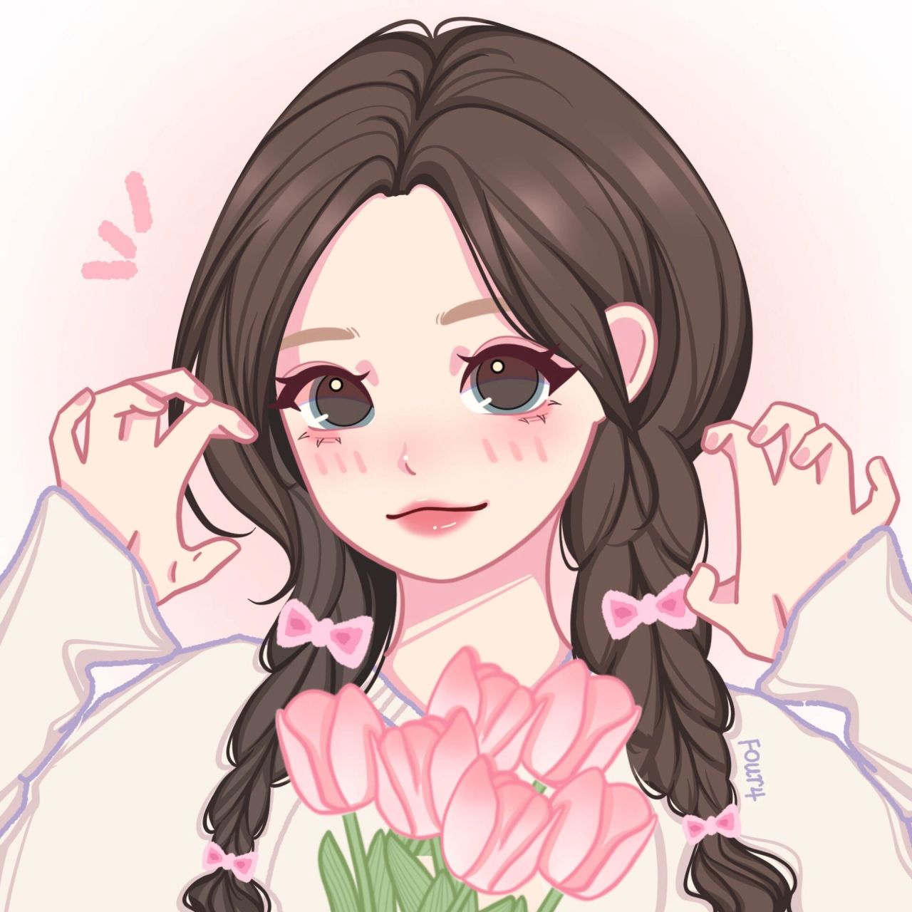 一个无偿新鲜出炉～ 仙女指路95 9315头像 7215临摹搬运