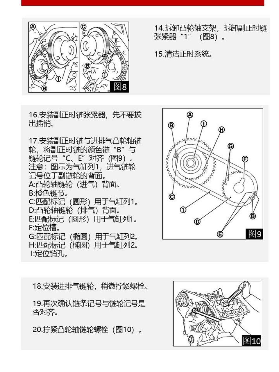 日产天籁2.5正时图图片