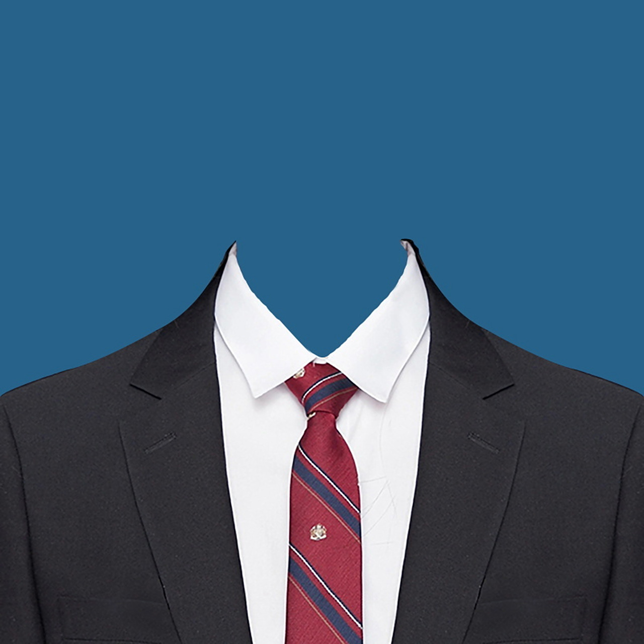 超全海马体天真蓝西服装证件照衣服服饰模板 给大家送上一些高清素材