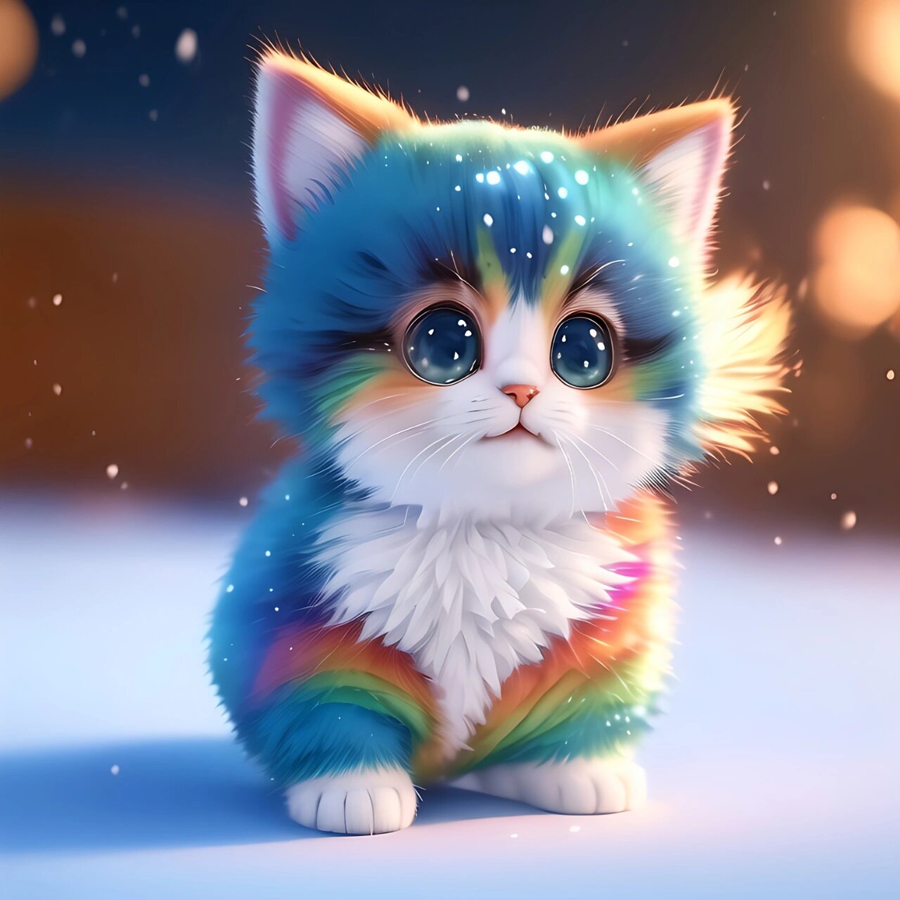 快看!彩色的小猫咪耶 (一)