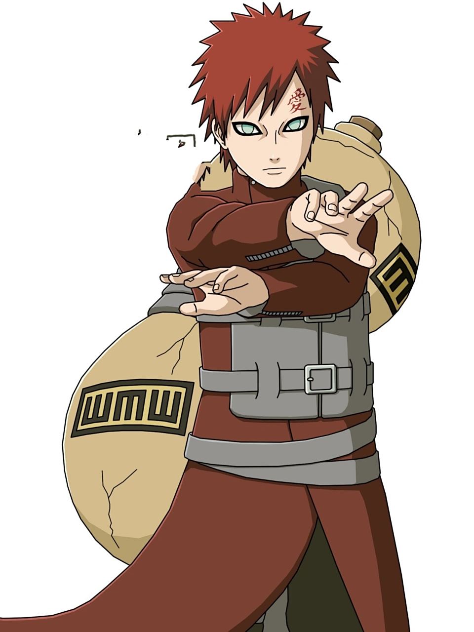 【每日一画 | 简笔画 | 我爱罗 | 附过程】 看火影的时候,最喜欢的就