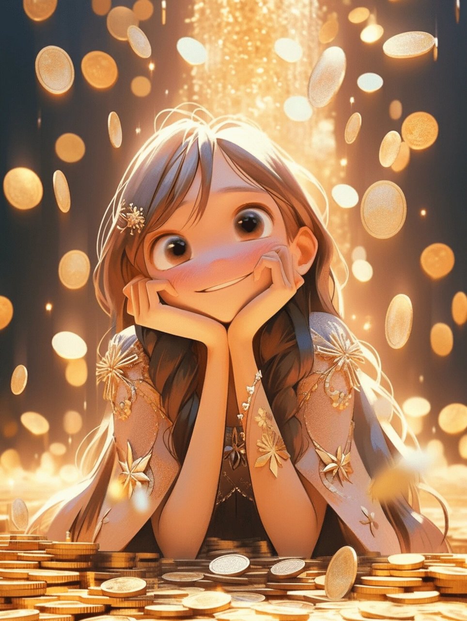 暴富头像,多金小公主907214 好头像是好运气的指路牌龙已经有