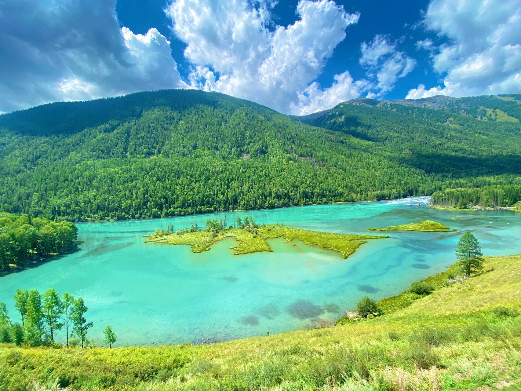 最美湖蓝色|喀纳斯三湾 神仙 月亮 卧龙湾 99喀纳斯湖景区 07