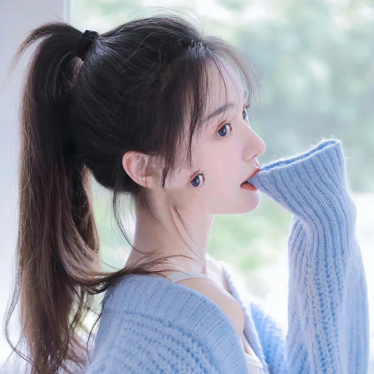 好看女生头像侧脸女生头像 #夏日写真# #小清新女生头像##好看的女生