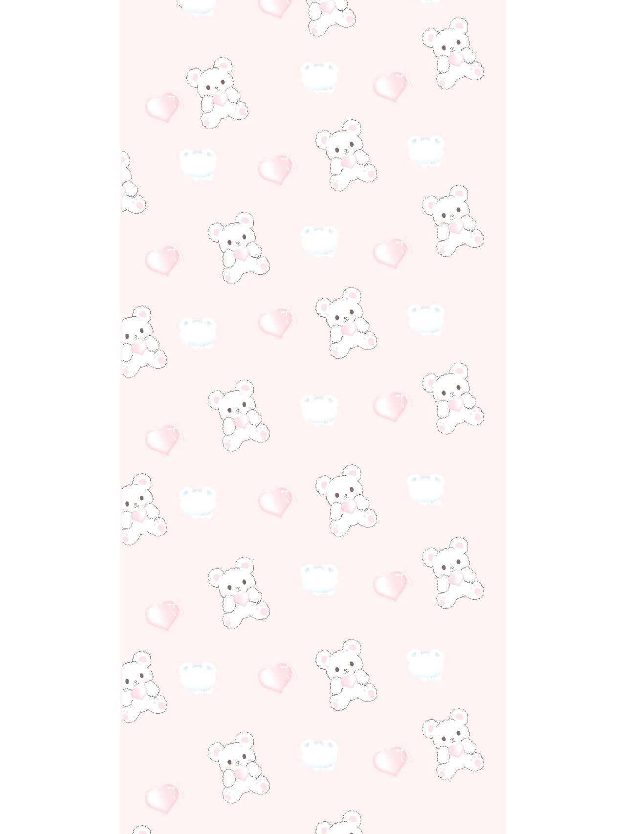 4.8可爱白色小熊壁纸来喽