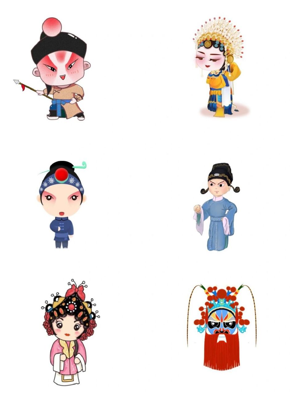 戏曲97|q版人物分享 玉堂春 ﹌ 苏三离了洪洞县,将身来在大街前 ﹌