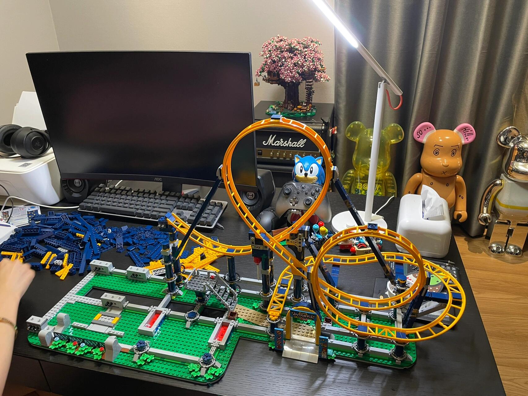 乐高10303翻滚过山车➕10261大型过山车🎢