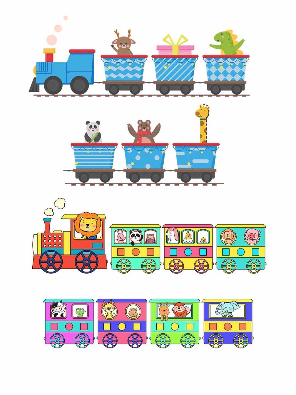 【儿童节】🚂【六一】卡通小火车素材分享 🎉👶🚂六一儿童节