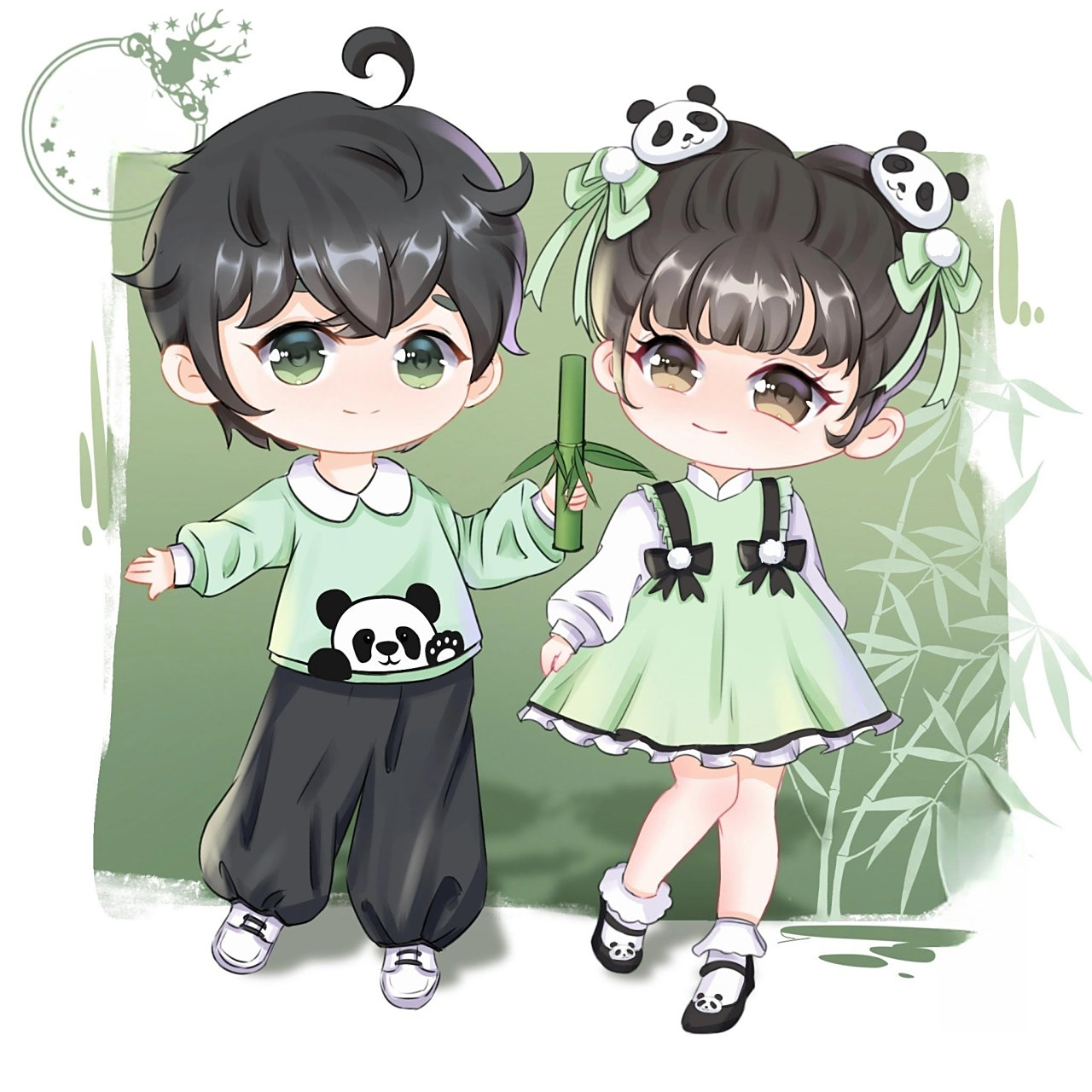 熊猫拟人之花花 今天是我们的女明星花花…emm…也是果赖小宝贝 另有