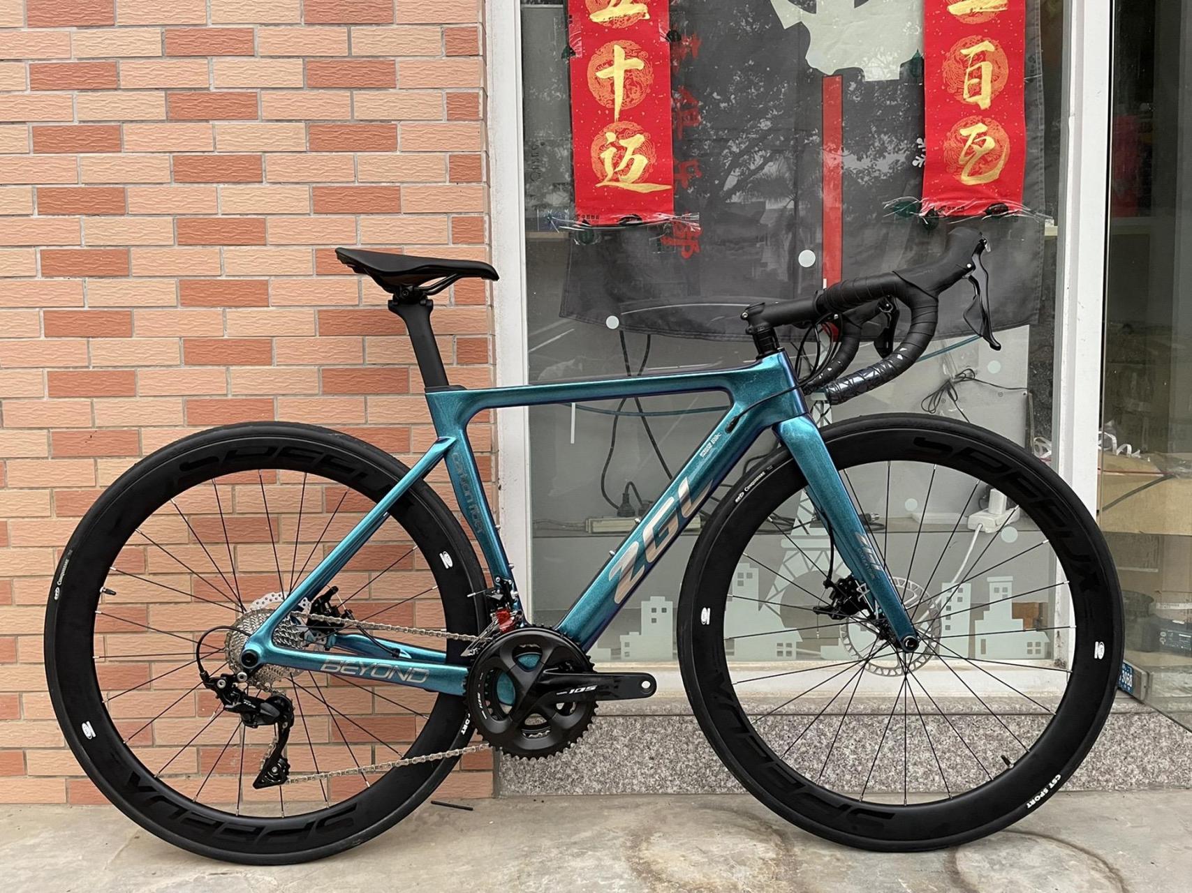 zgl中国龙碳纤维公路车架全系列组车
