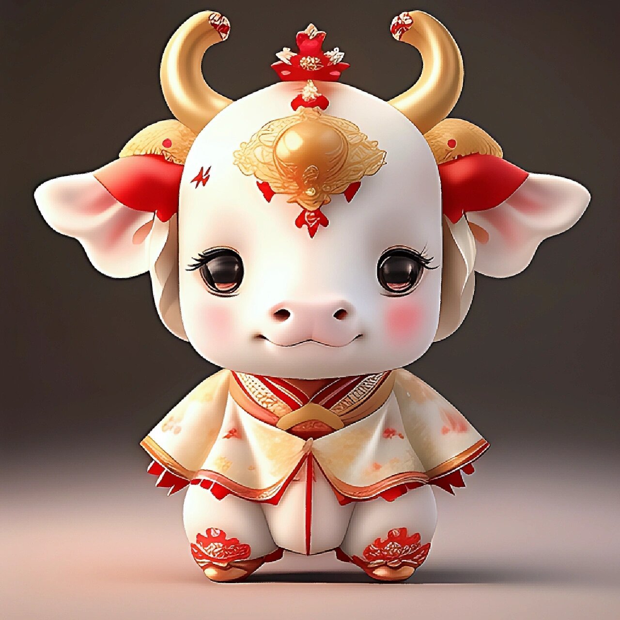 可爱俏皮的小牛宝宝头像!