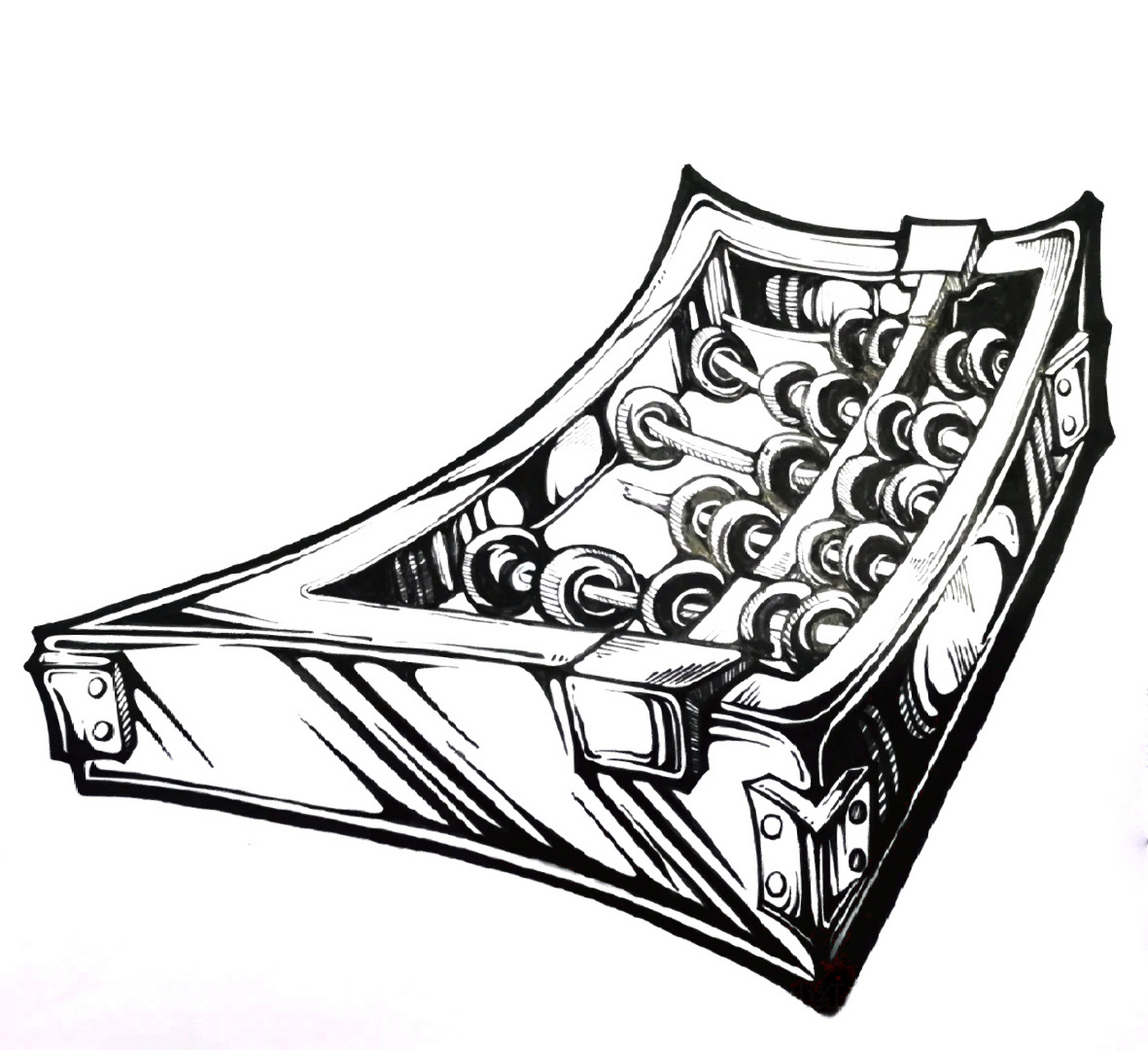 黑白装饰画·单体素材分享·设计基础 单体表现是黑白装饰画的基础