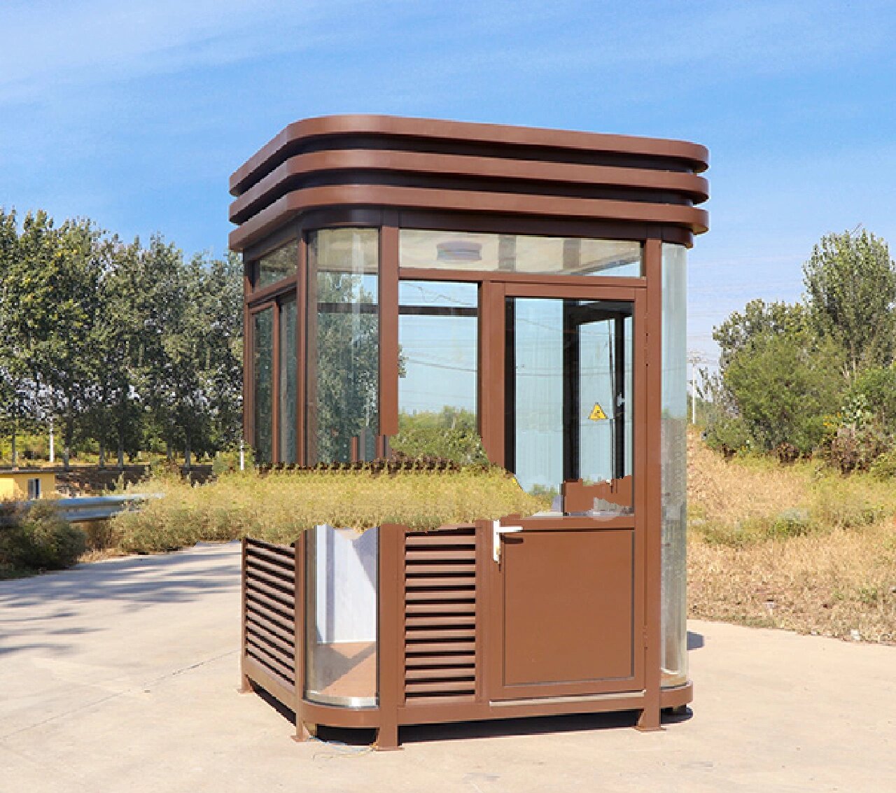 岗亭保安亭户外可移动门卫室值班室幼儿园景