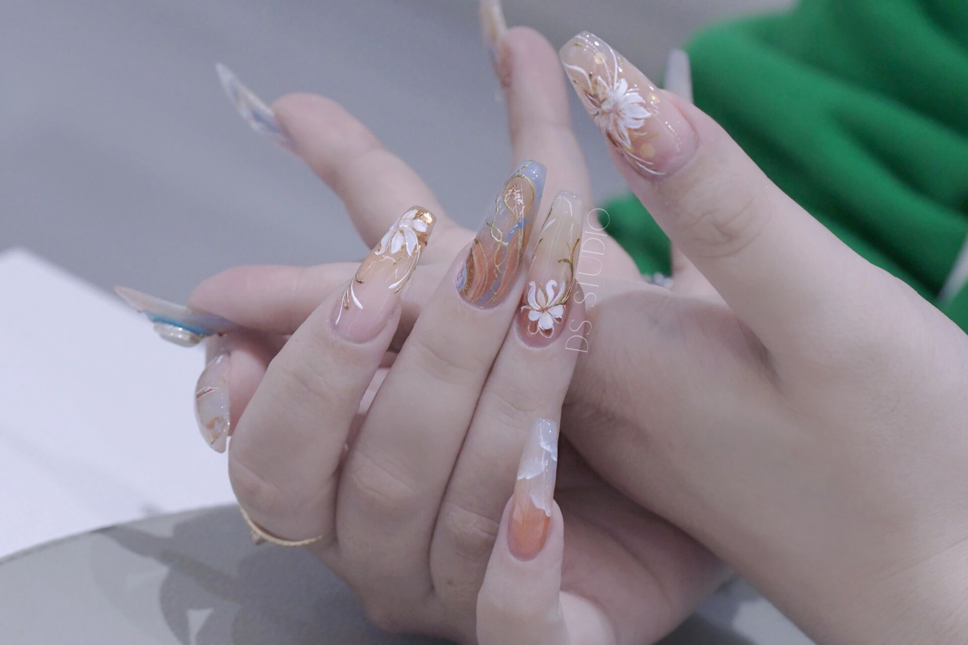 [敦煌印象】国风美甲 |多伦多美甲(细节图) [敦煌印象】1国风美甲 以