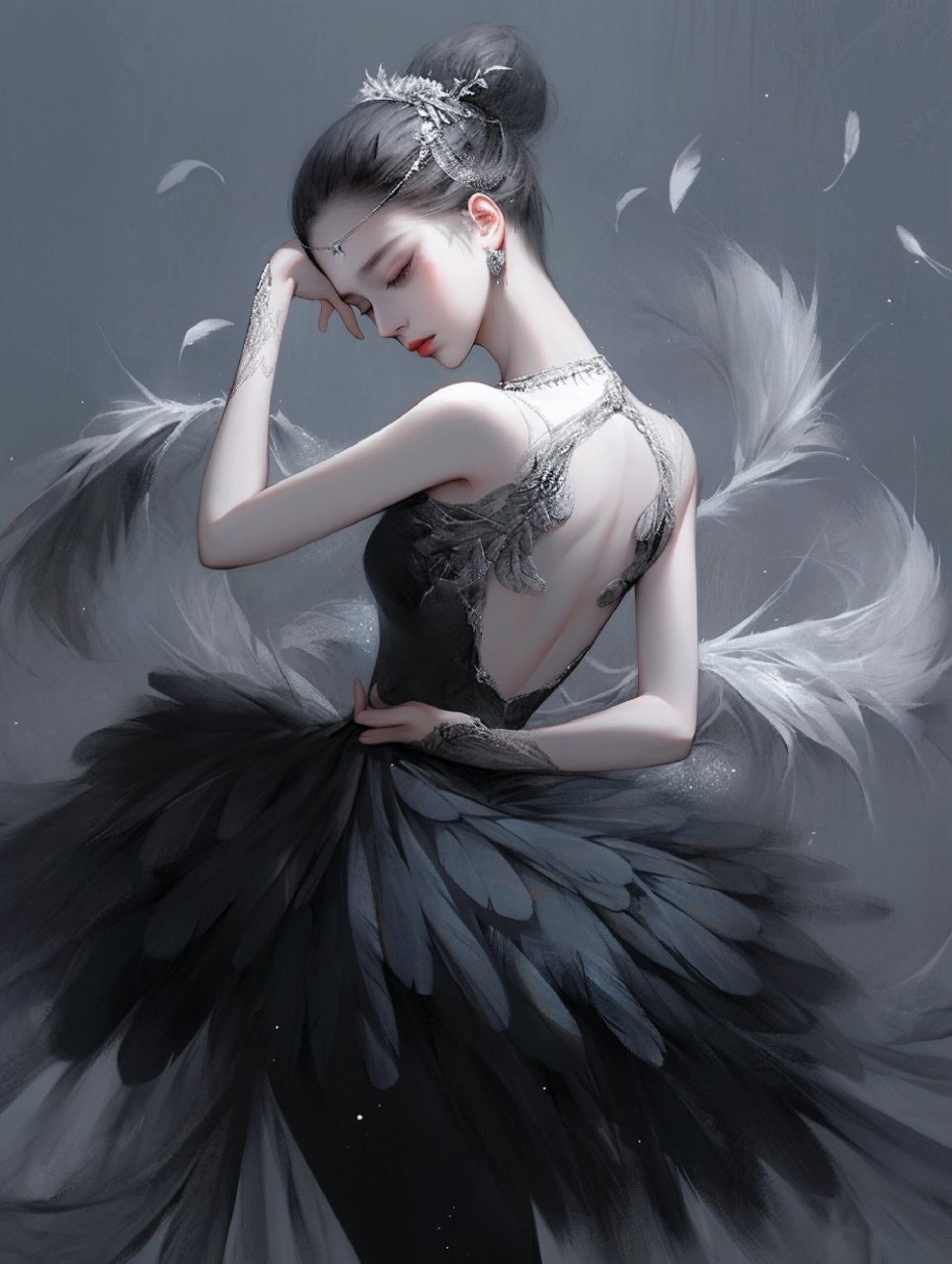 黑天鹅 | 气质 8图头像壁纸 很气质的一套黑天鹅,你最喜欢哪一张?