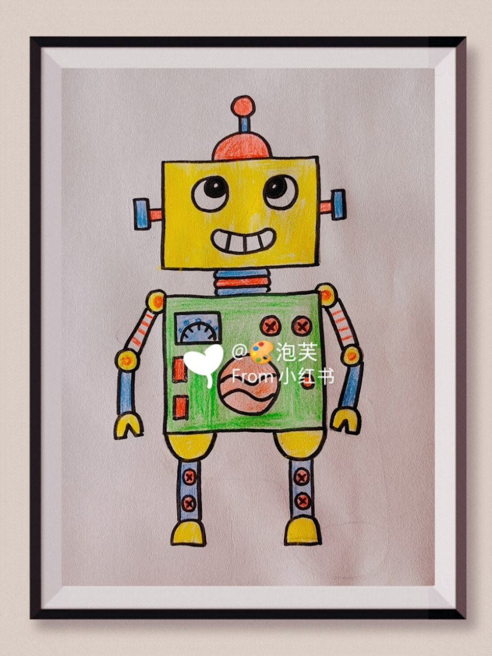 幼儿简笔画【机器人06】 幼儿简笔画【机器人06】