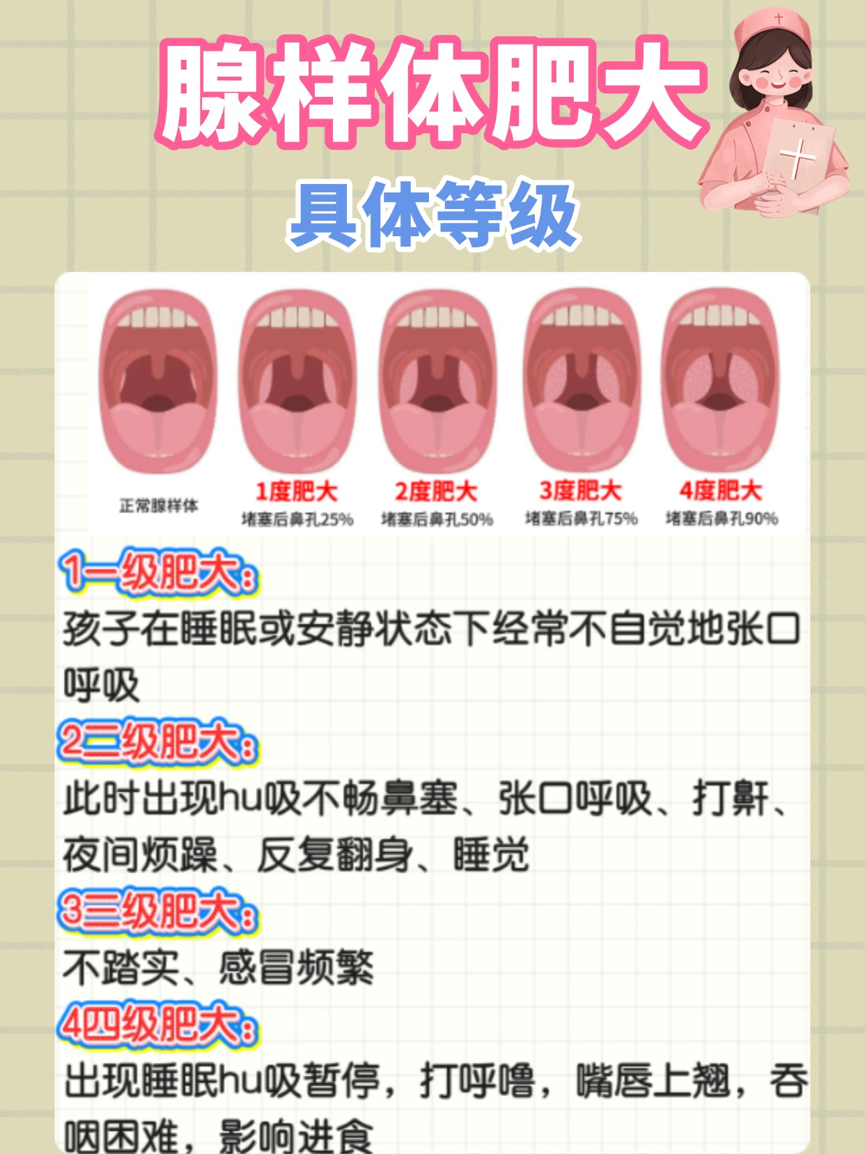 腺样体消融后一般不难痊愈.只要术后护理得当,大多能恢复