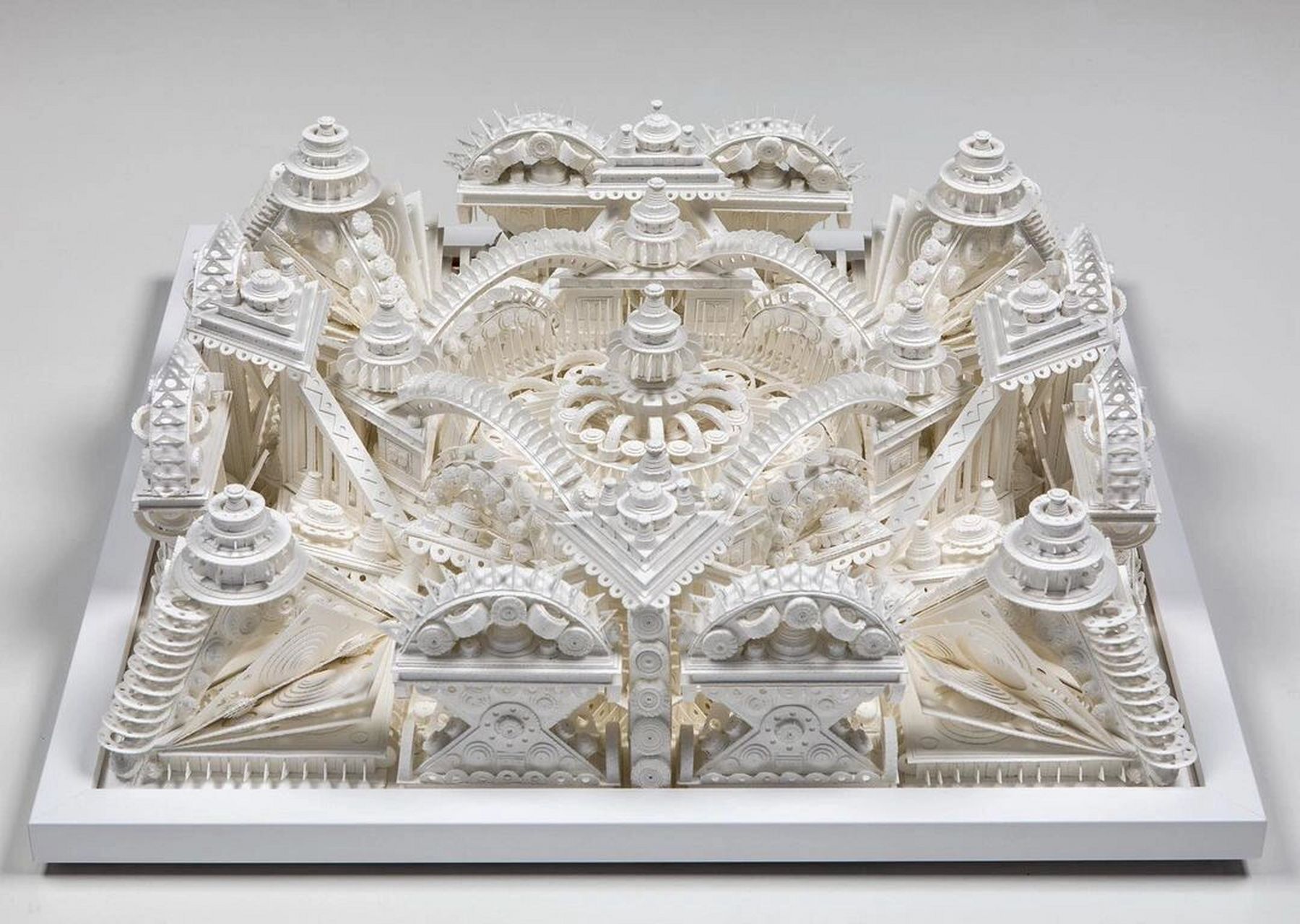 纸艺|纸模型:令人难以置信的建筑纸雕塑6015 作品分享 艺术家