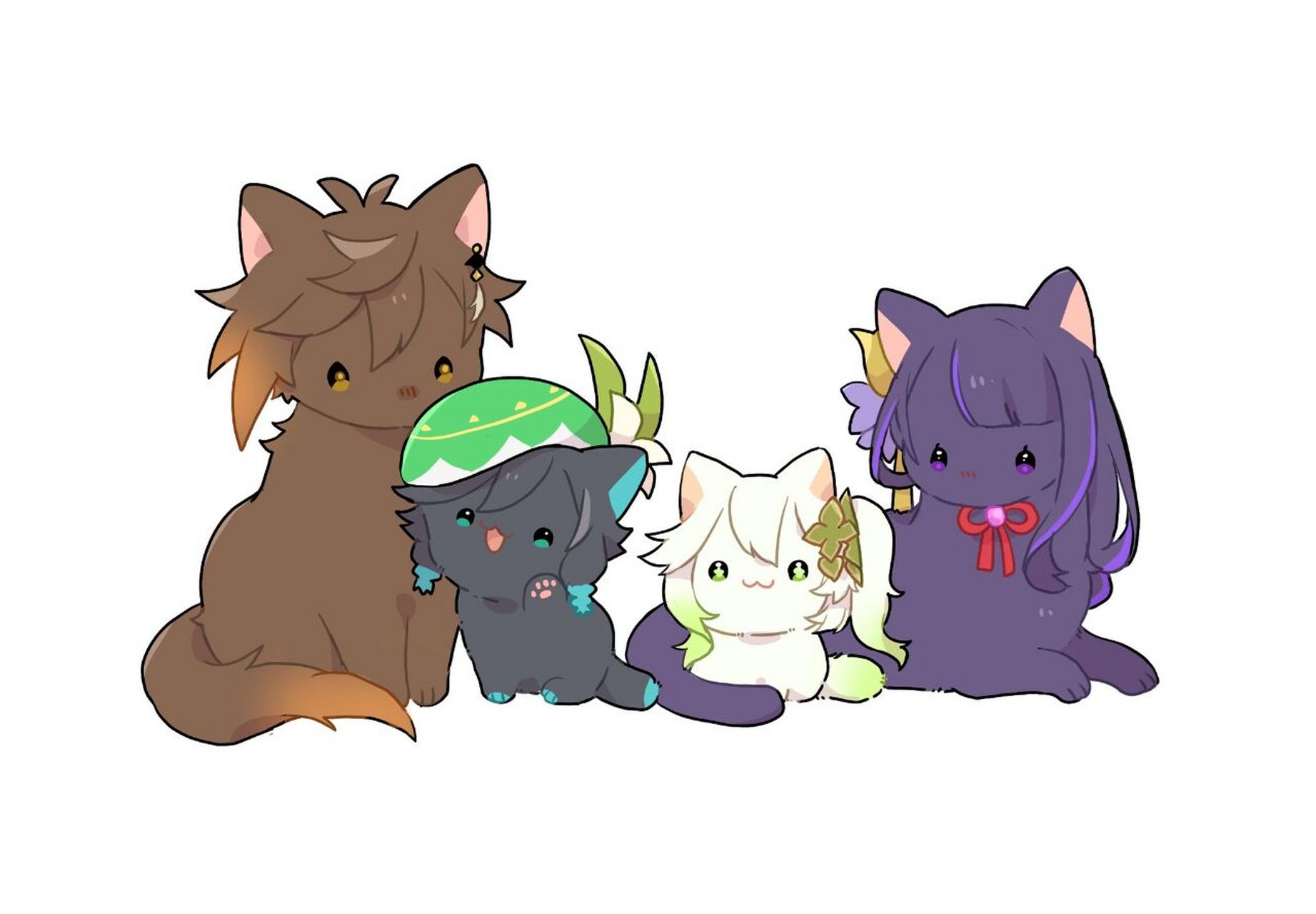 【原神】全员兽化 画师: 02020202