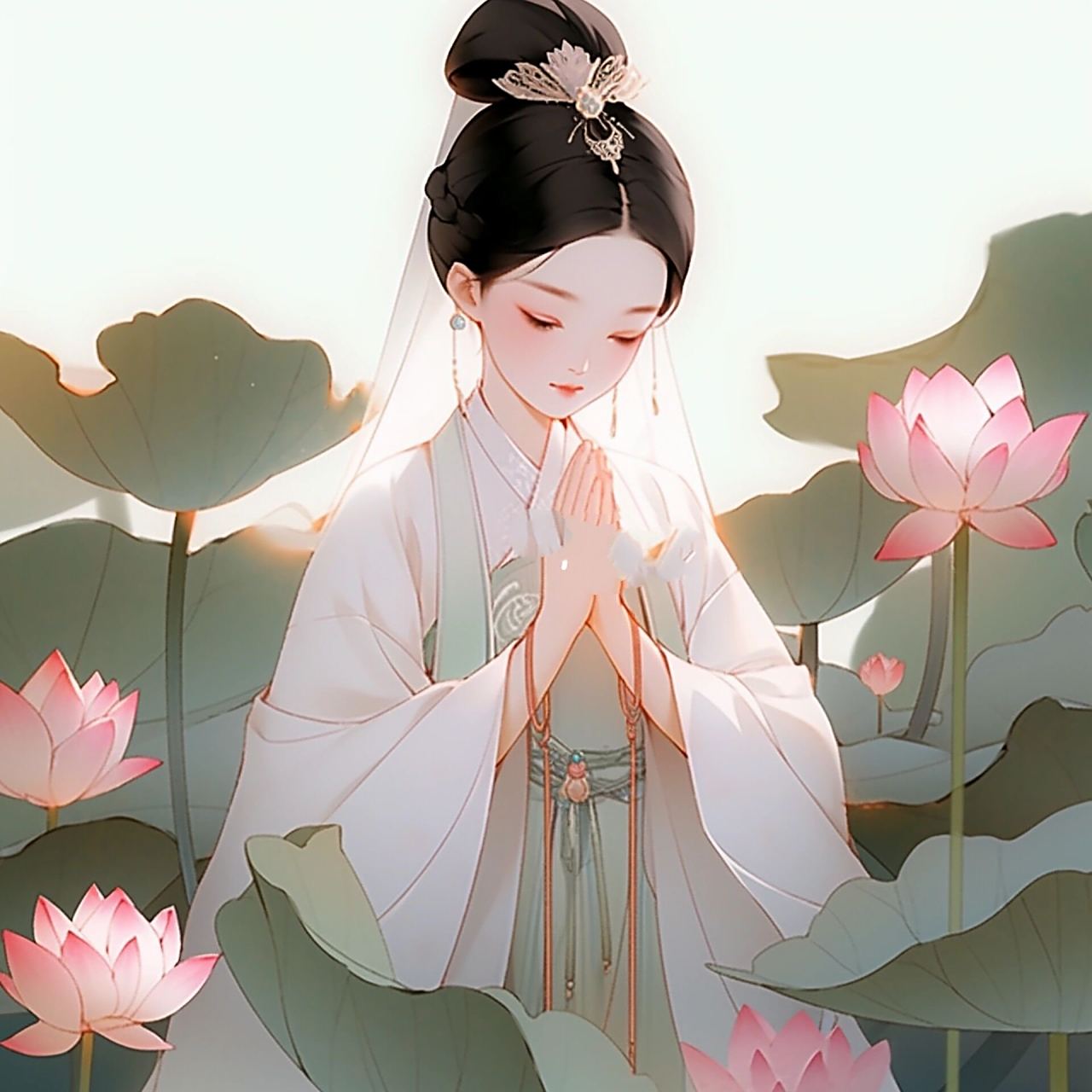 超好看的佛系女生头像 愿一切顺顺利利