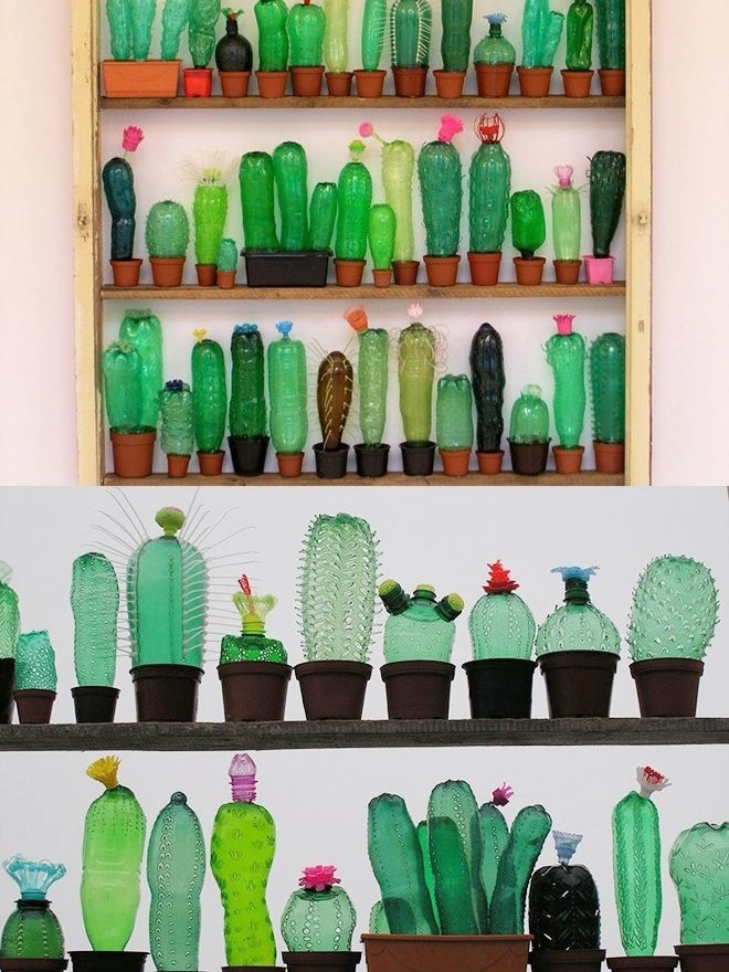 环保大创意—— 饮料塑料瓶艺术作品欣赏