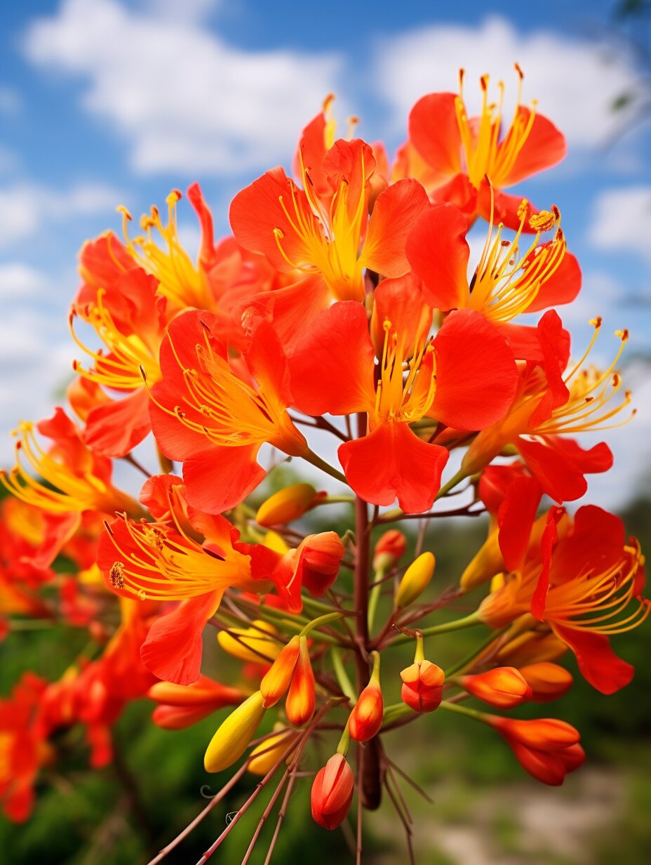 28世界各国94国花系列|金凤花~巴巴多斯 巴巴多斯的国花是金凤花