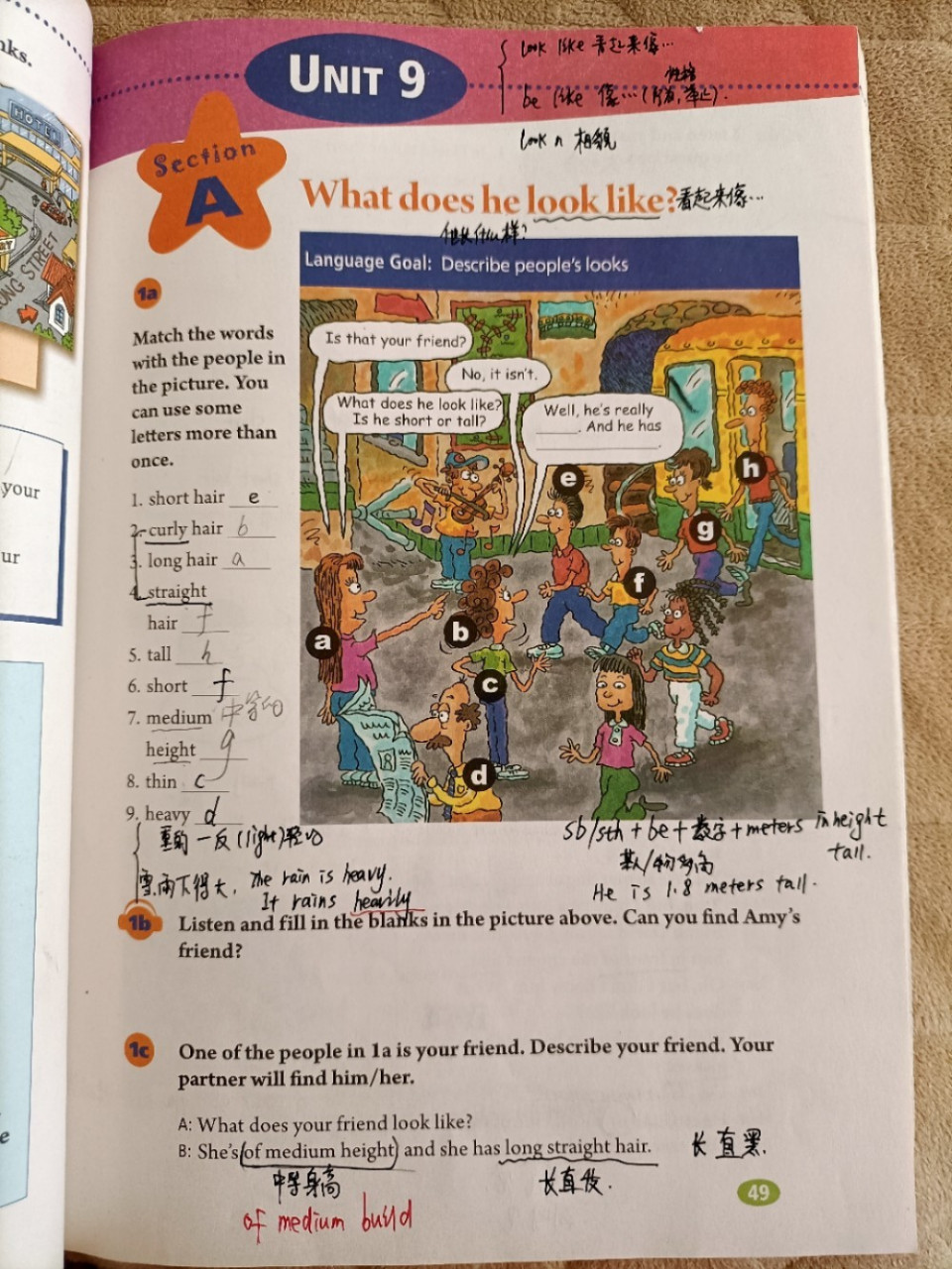 人教版七年级下册英语第九单元笔记 9单元的知识点来了～会持续更新哦