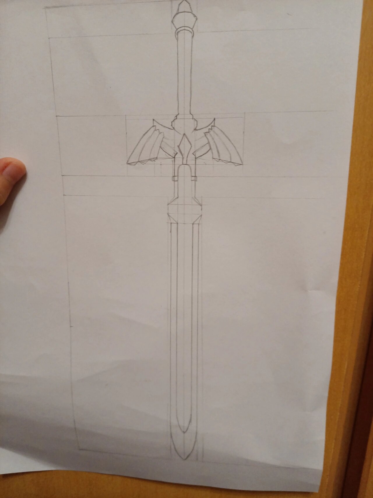 手绘临摹-塞尔达荒野之息大师剑