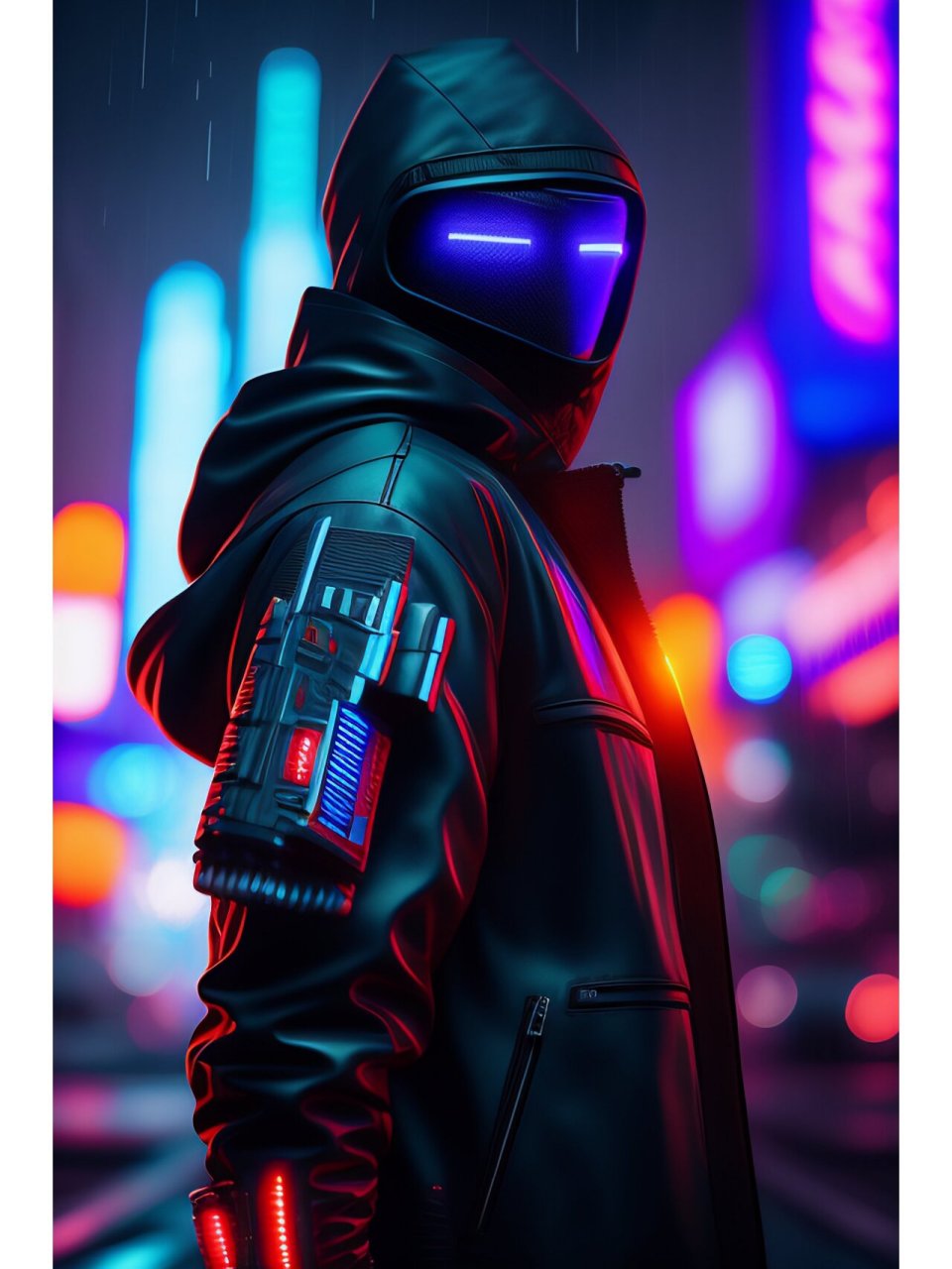 赛博朋克壁纸,是一种以赛博朋克文化为主题的壁纸类型,其特点是大胆