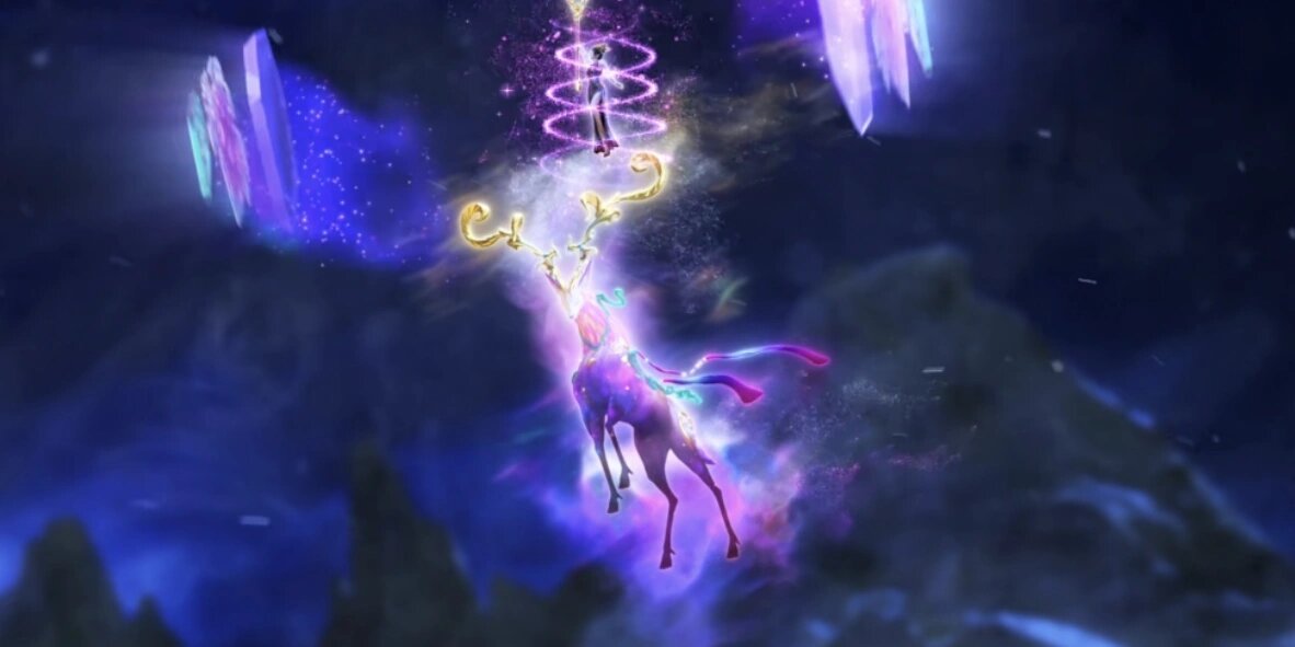 叶罗丽仙子的圣兽 灵公主的花灵蝶,火领主的火狮子,颜爵的玄意尾狐