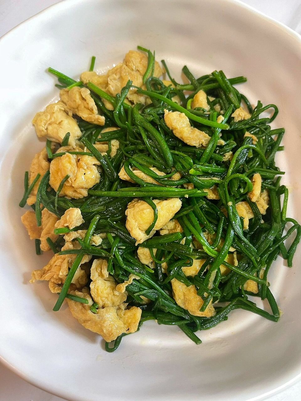 沙葱炒蛋好吃到飙泪7515真的太美味了9117 很多人没吃过沙葱