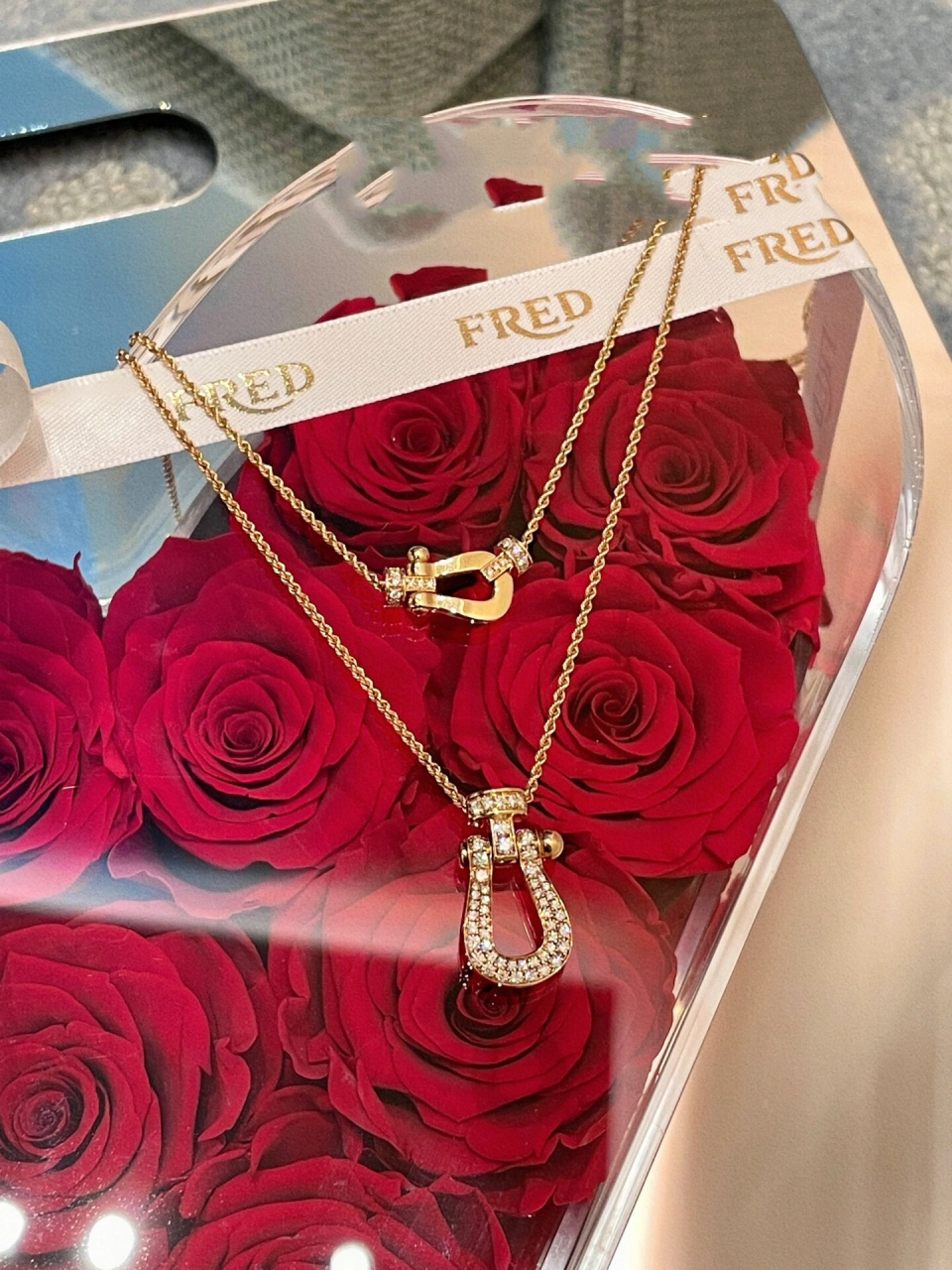 fred马蹄扣项链94 很多宝宝纠结买哪个号的?