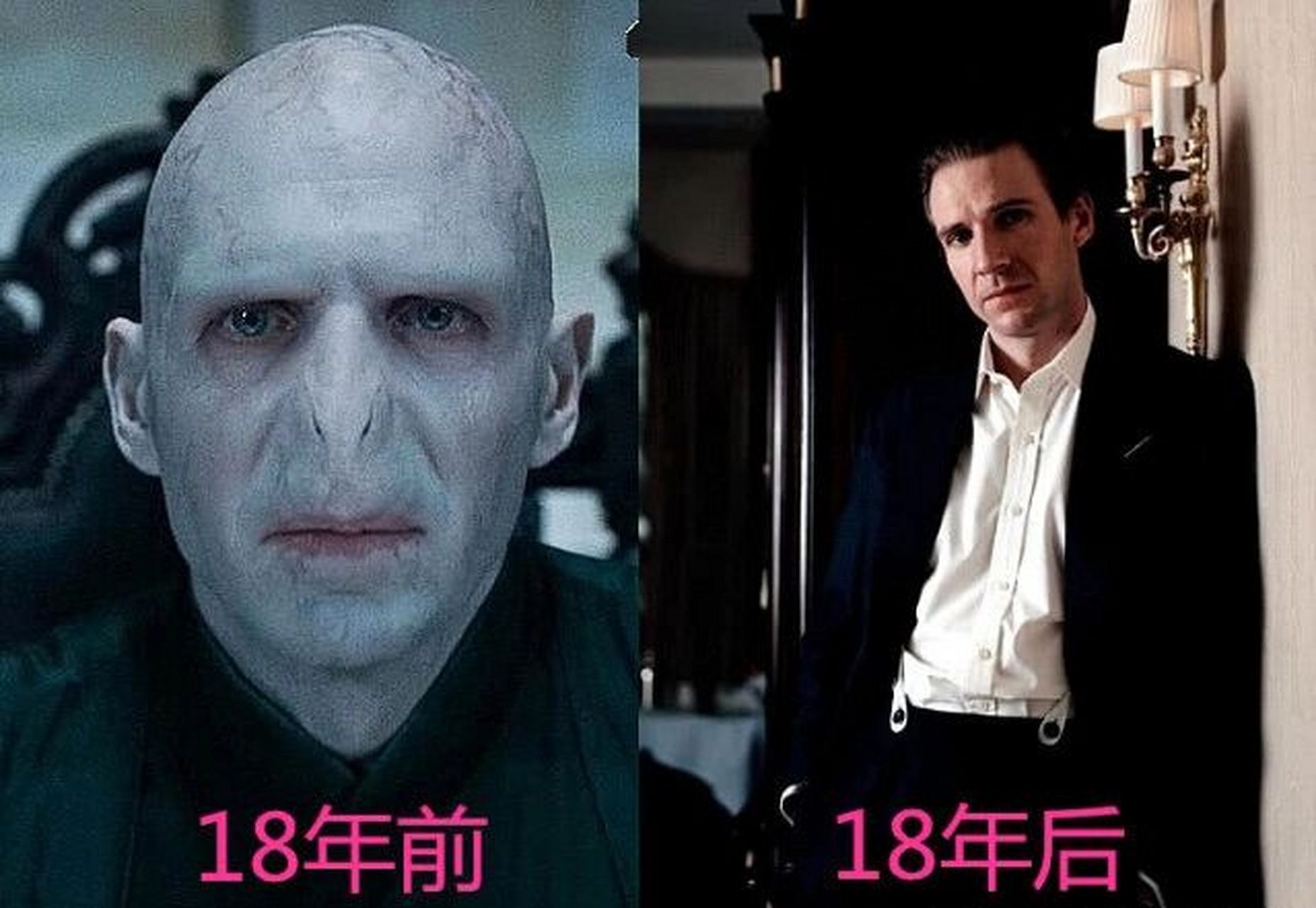 看了那么多年哈利伏地魔扮演者是真的帅到爆 拉尔夫费因斯…如此开挂