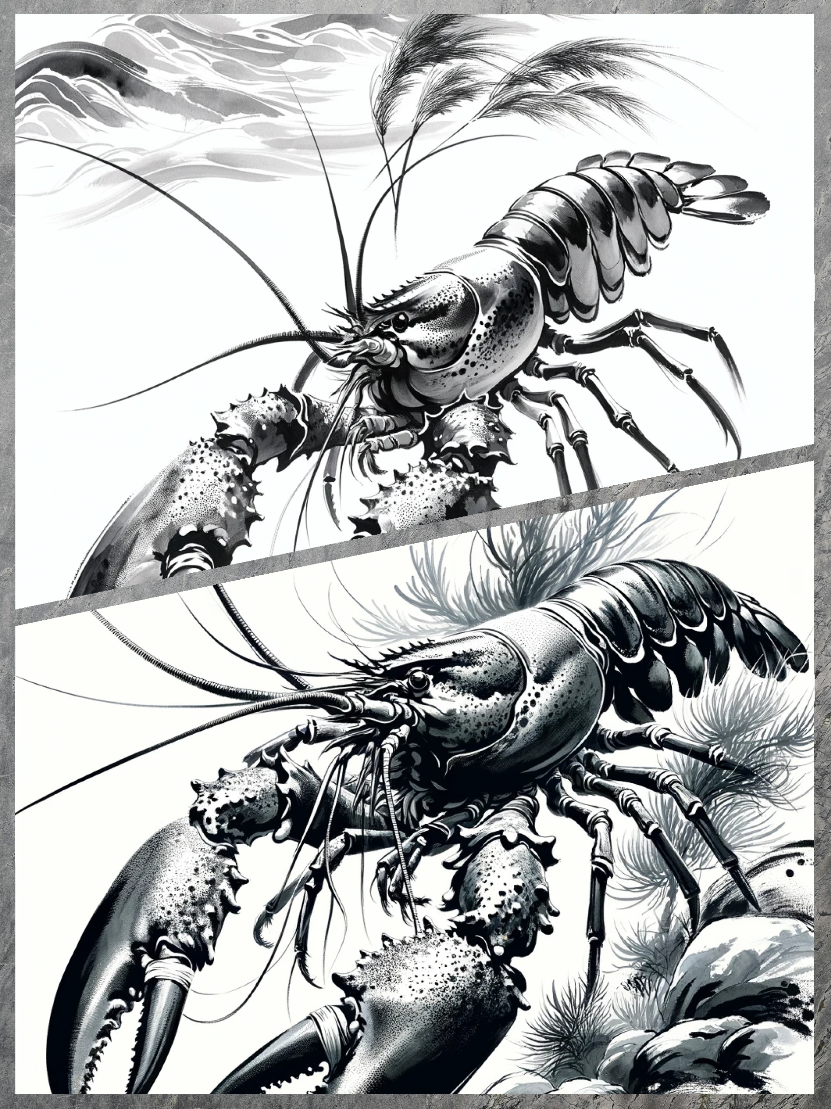 龙虾:生物特征,生活习性