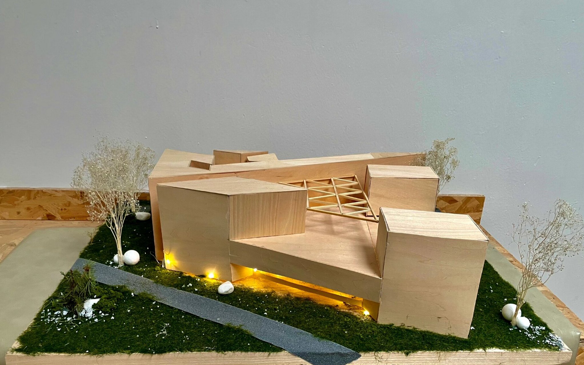 美国国家美术馆东馆 模型制作 美国国家美术馆东馆  可出 纯木板制作
