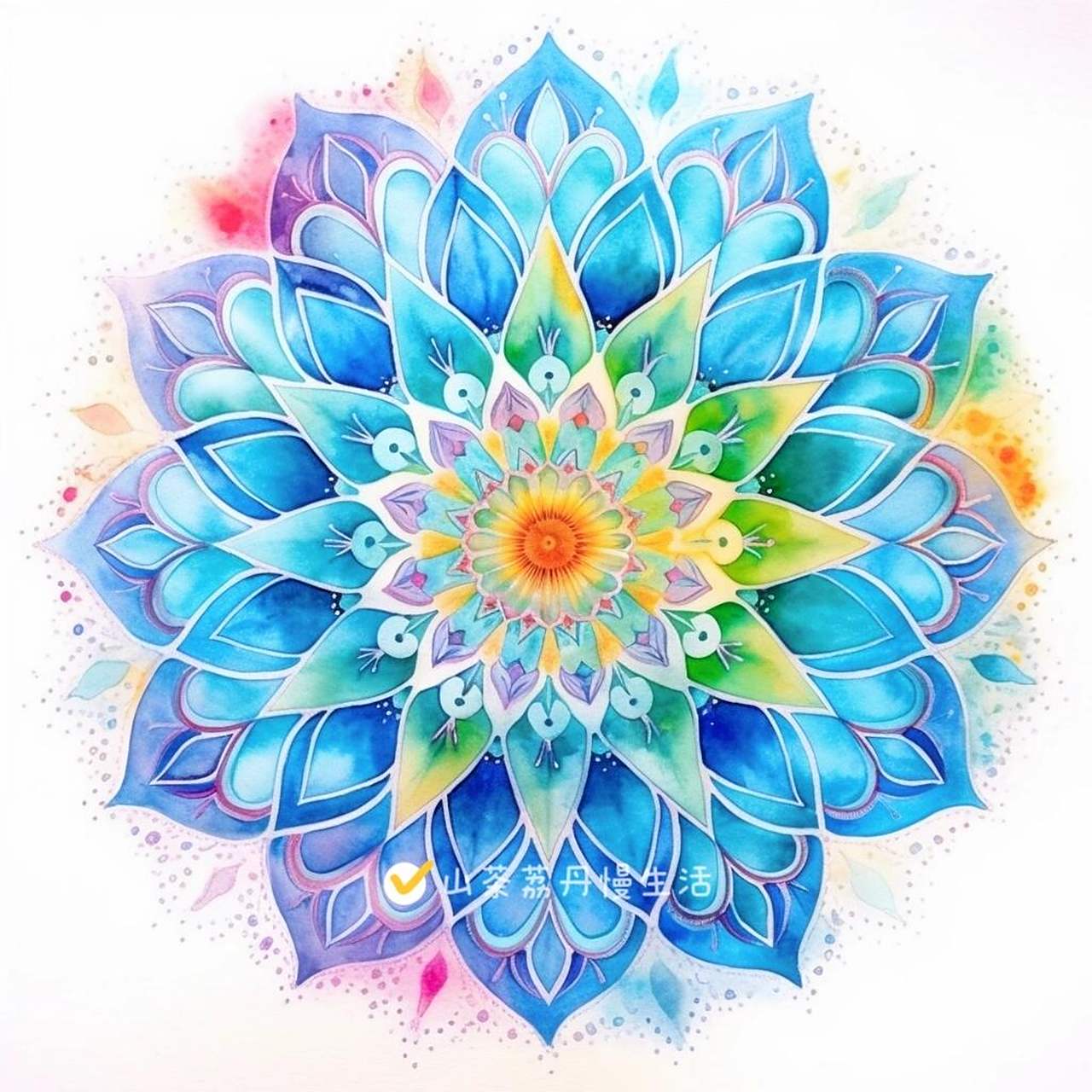 手绘曼陀罗设计方案 一,颜色搭配 建议使用以下颜色搭配: 蓝色:代表