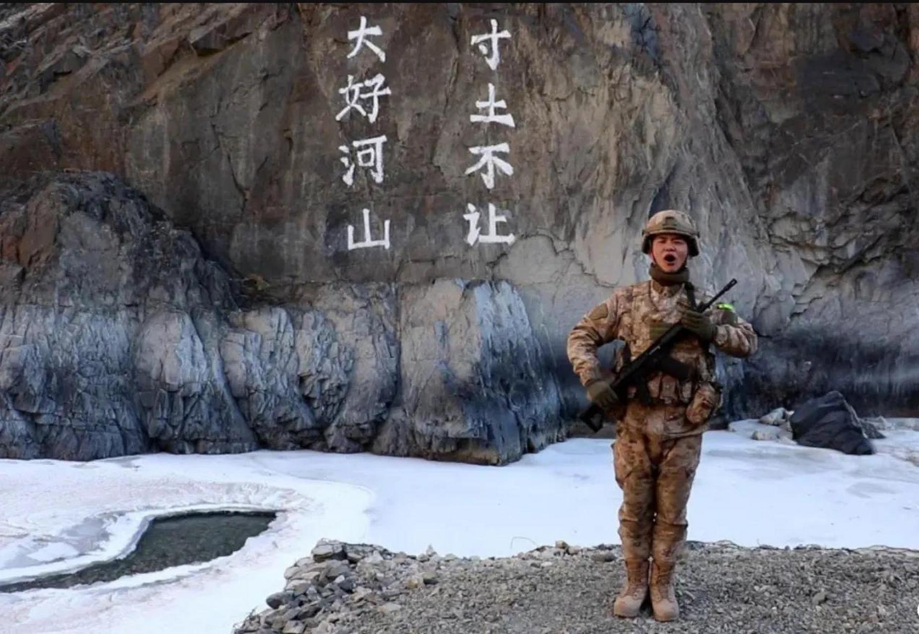 大好河山,寸土不让,致敬这些保卫祖国边疆的战士们.