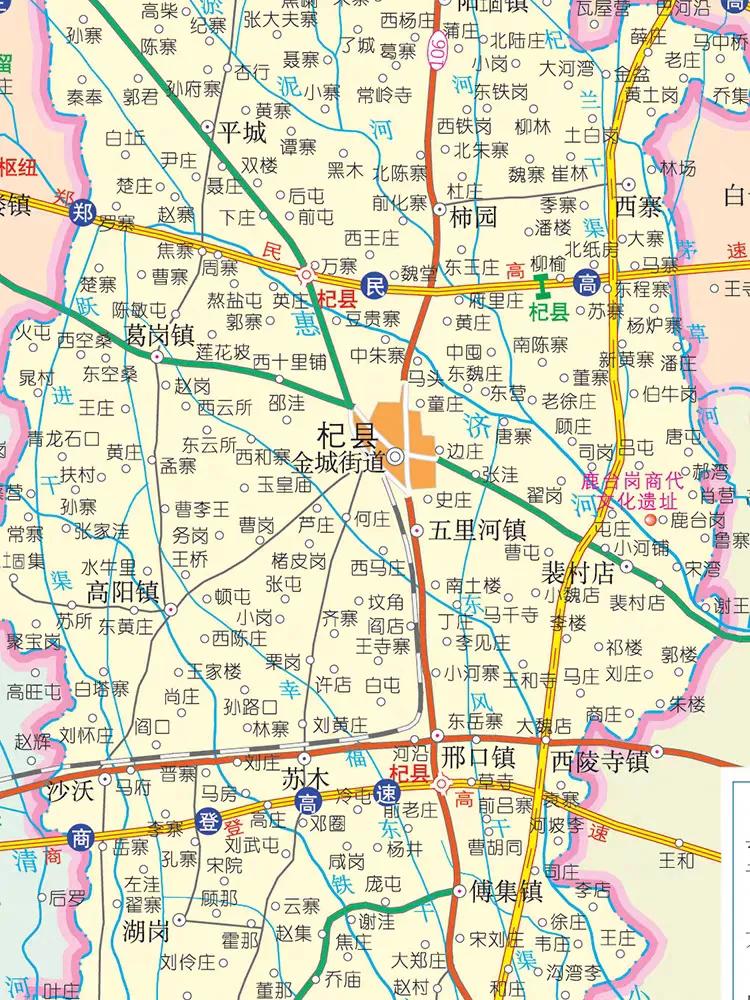 杞县城南修了一条铁路经过邢口镇,苏木乡,往西通往郑州