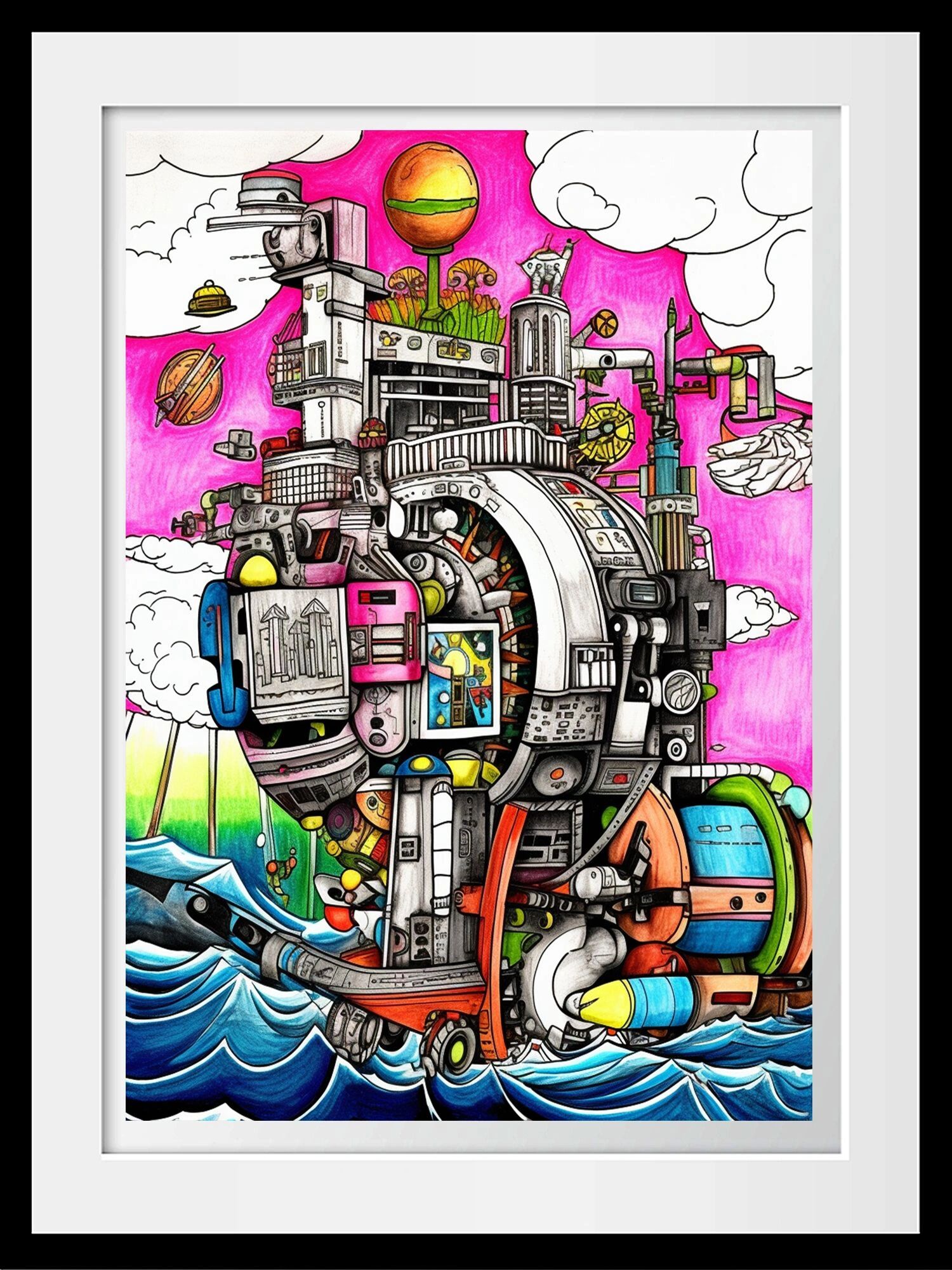 儿童科幻画系列素材7315