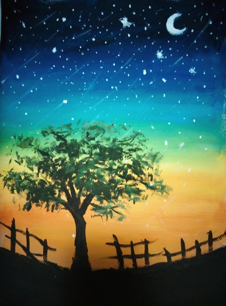 适合新手的简单易画的水彩画