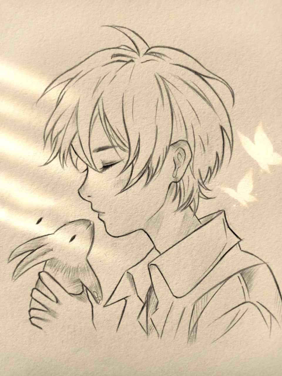 简笔画教程 ""少年一贯快马扬帆7715,道阻且长不转弯.