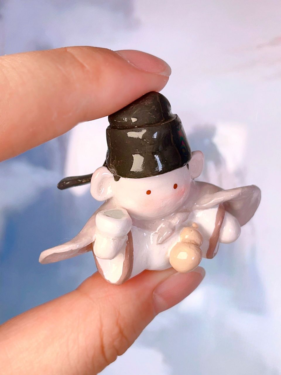 石塑粘土丨李白的教程来啦