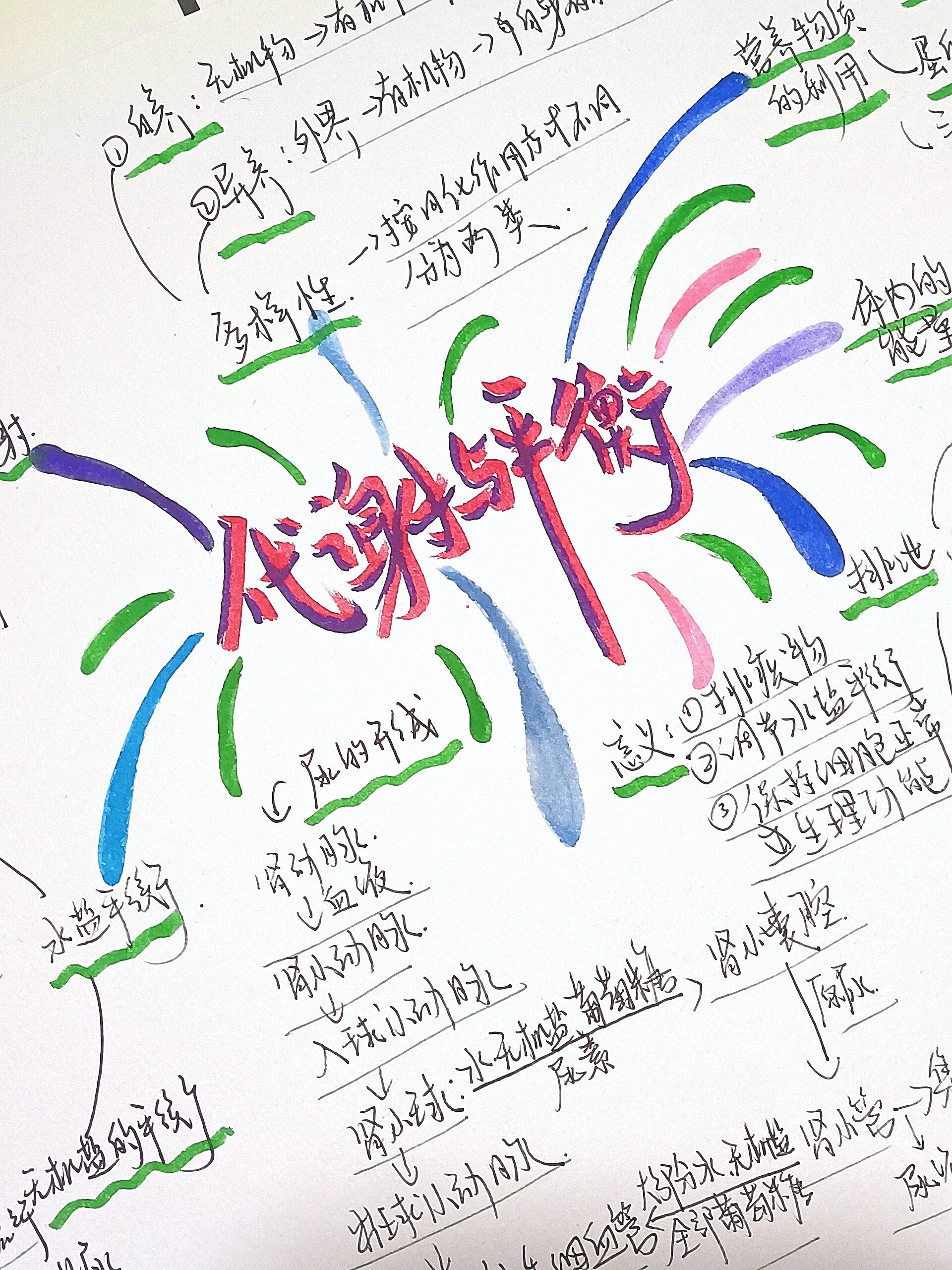 浙教版科学九上第4章思维导图--新年版